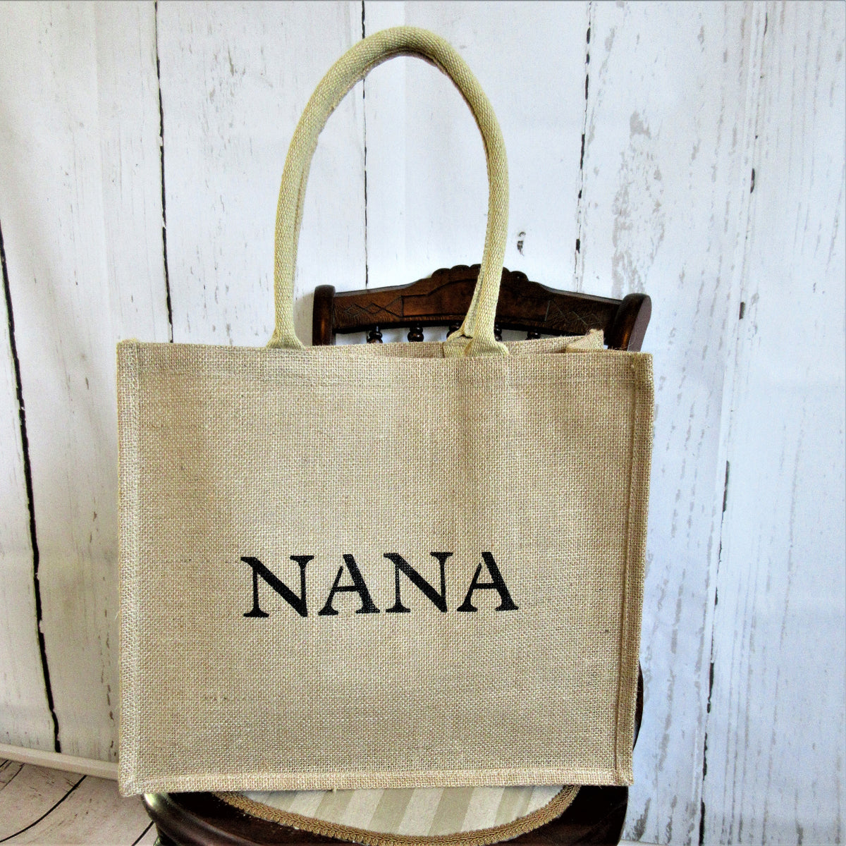 Custom Embroidered Canvas Tote Bags With Rope Handles