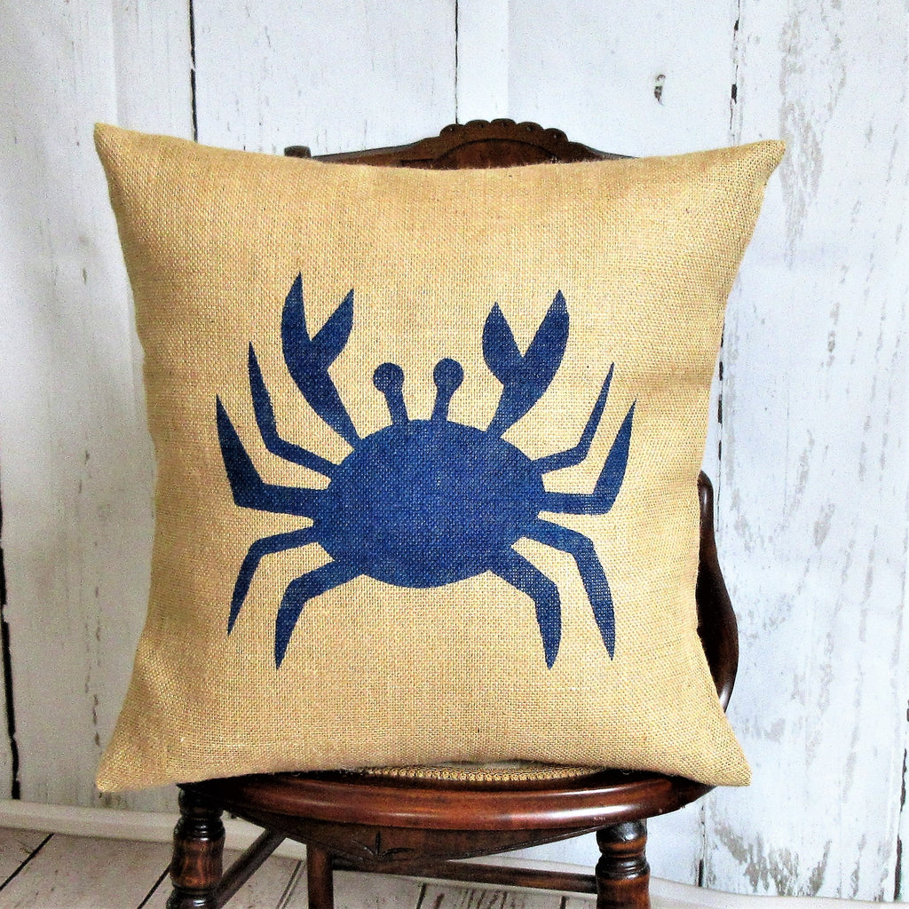 Beach Crab Pillow