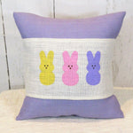 Bunny pillow wrap, burlap marshmallow bunny pillow,  Easter décor, FREE SHIPPING!