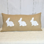 Bunny lumbar pillow cover