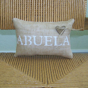 Nana, Abuela, custom name, personalized mini pillow